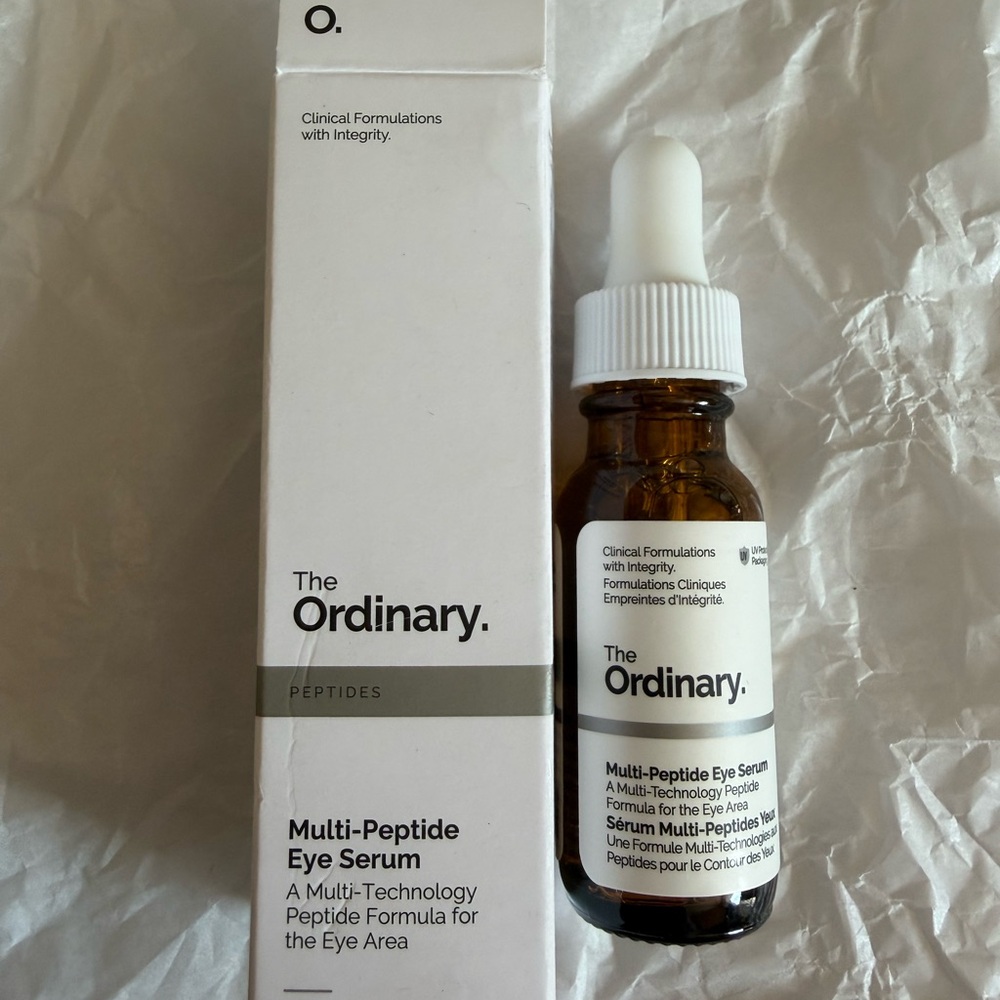 The Ordinary Multi-Peptide Eye Serum - White and Brown